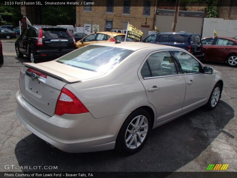 Smokestone Metallic / Camel 2010 Ford Fusion SEL