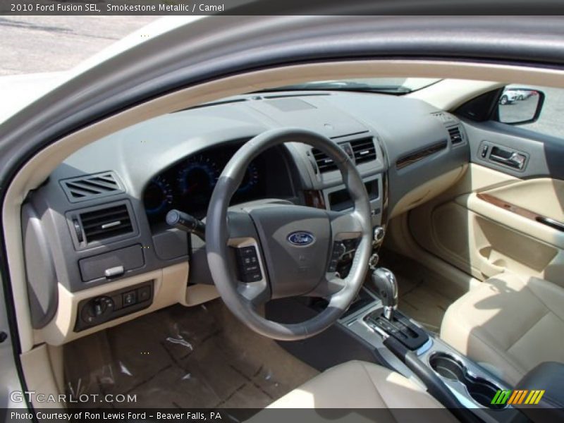 Smokestone Metallic / Camel 2010 Ford Fusion SEL