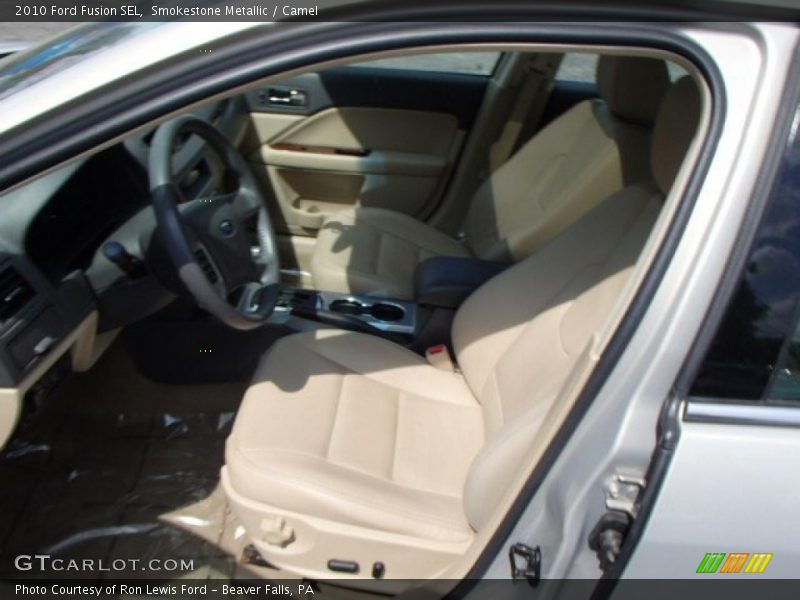 Smokestone Metallic / Camel 2010 Ford Fusion SEL