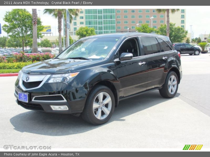 Crystal Black Pearl / Ebony 2011 Acura MDX Technology