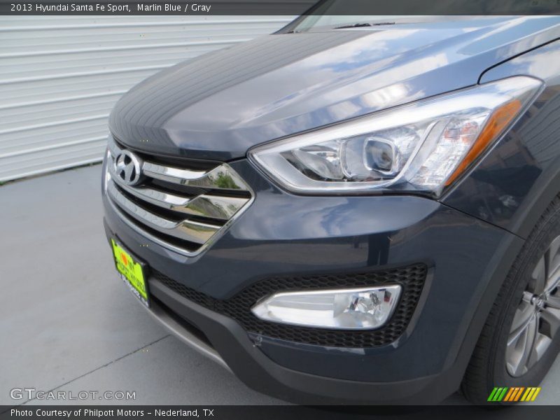 Marlin Blue / Gray 2013 Hyundai Santa Fe Sport