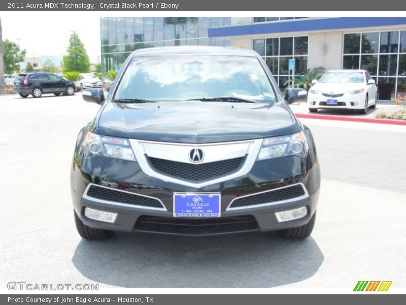 Crystal Black Pearl / Ebony 2011 Acura MDX Technology