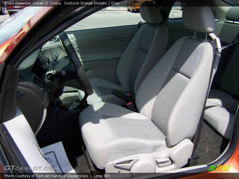 Sunburst Orange Metallic / Gray 2007 Chevrolet Cobalt LS Coupe