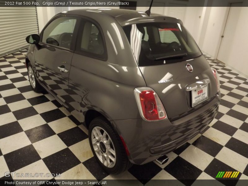 Grigio (Grey) / Tessuto Grigio/Nero (Grey/Black) 2012 Fiat 500 Pop