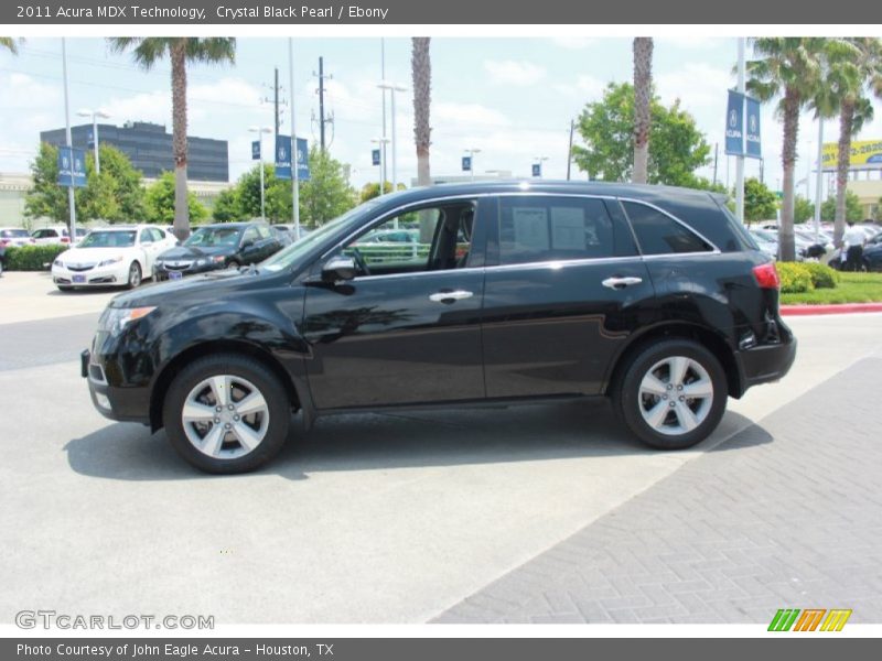 Crystal Black Pearl / Ebony 2011 Acura MDX Technology