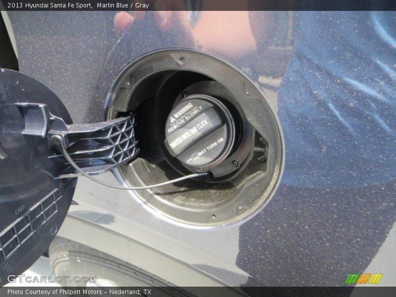 Marlin Blue / Gray 2013 Hyundai Santa Fe Sport