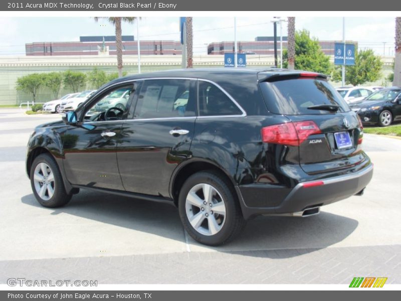 Crystal Black Pearl / Ebony 2011 Acura MDX Technology