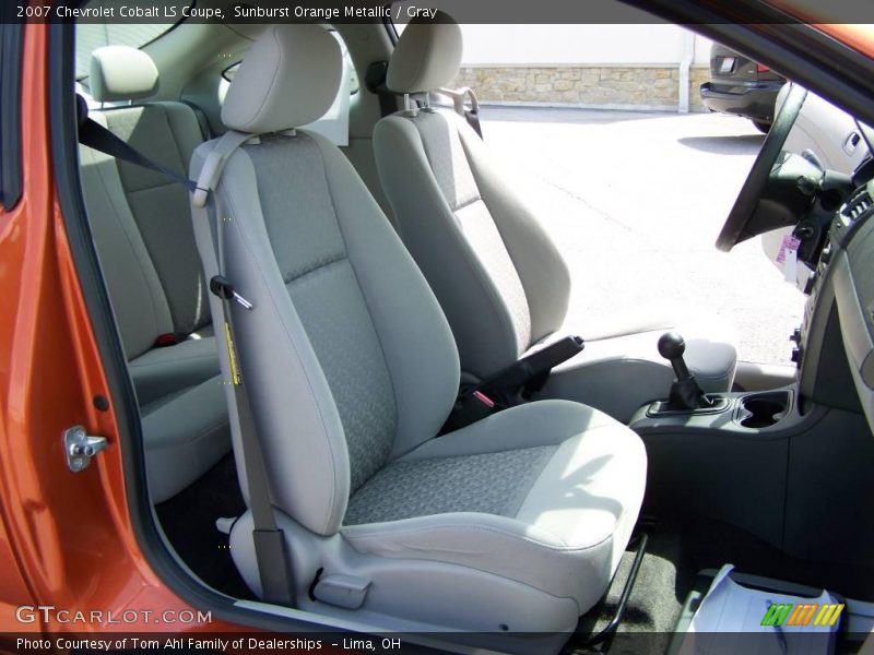Sunburst Orange Metallic / Gray 2007 Chevrolet Cobalt LS Coupe