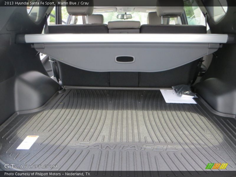 Marlin Blue / Gray 2013 Hyundai Santa Fe Sport