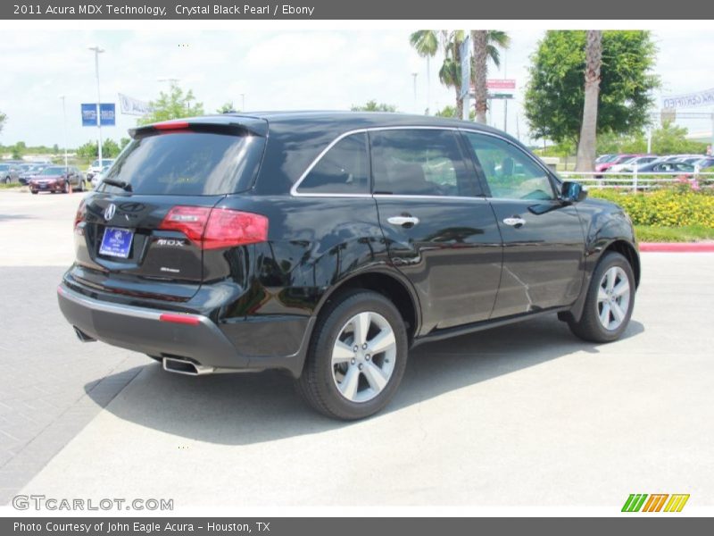 Crystal Black Pearl / Ebony 2011 Acura MDX Technology