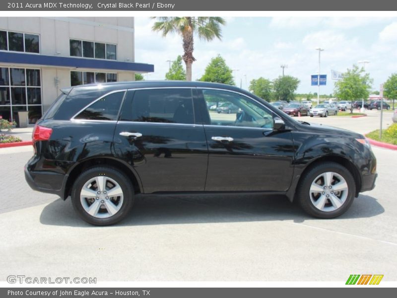 Crystal Black Pearl / Ebony 2011 Acura MDX Technology