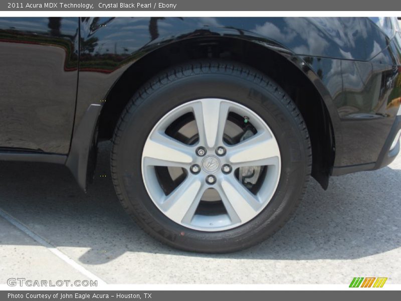 Crystal Black Pearl / Ebony 2011 Acura MDX Technology