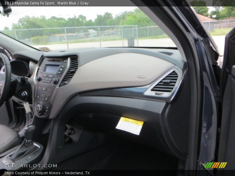 Marlin Blue / Gray 2013 Hyundai Santa Fe Sport