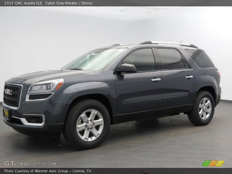 Cyber Gray Metallic / Ebony 2013 GMC Acadia SLE