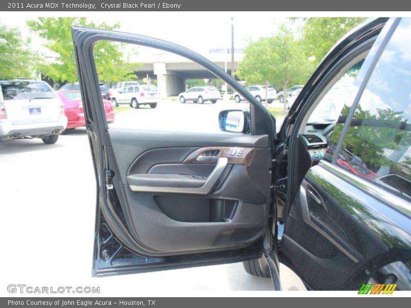 Crystal Black Pearl / Ebony 2011 Acura MDX Technology