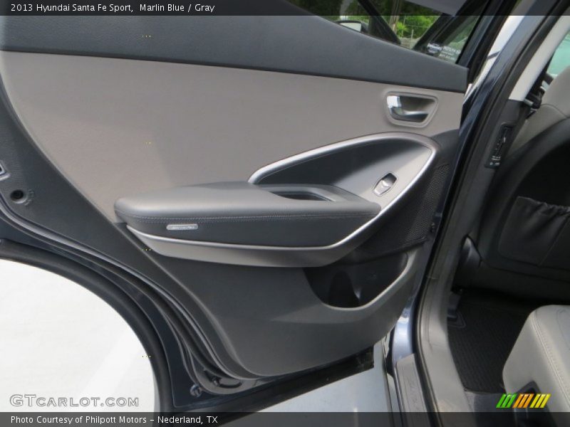 Marlin Blue / Gray 2013 Hyundai Santa Fe Sport