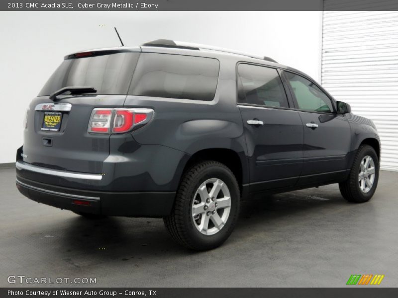 Cyber Gray Metallic / Ebony 2013 GMC Acadia SLE