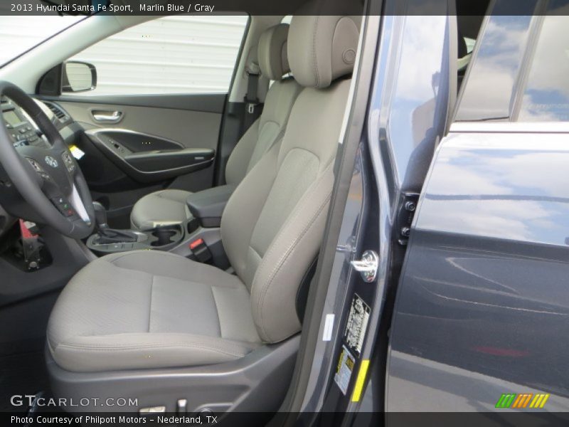 Marlin Blue / Gray 2013 Hyundai Santa Fe Sport