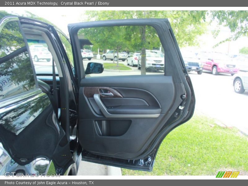 Crystal Black Pearl / Ebony 2011 Acura MDX Technology