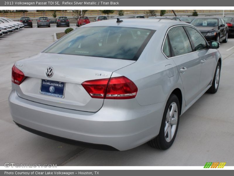 Reflex Silver Metallic / Titan Black 2013 Volkswagen Passat TDI SE