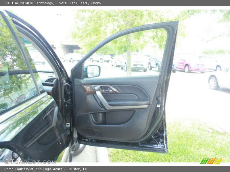 Crystal Black Pearl / Ebony 2011 Acura MDX Technology