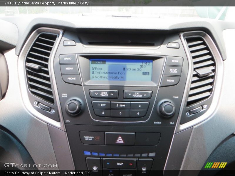 Marlin Blue / Gray 2013 Hyundai Santa Fe Sport