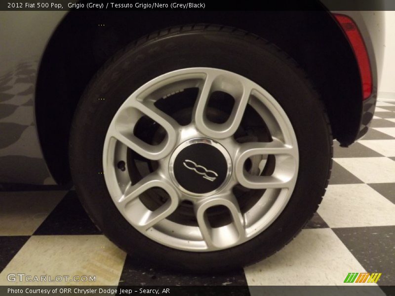 Grigio (Grey) / Tessuto Grigio/Nero (Grey/Black) 2012 Fiat 500 Pop