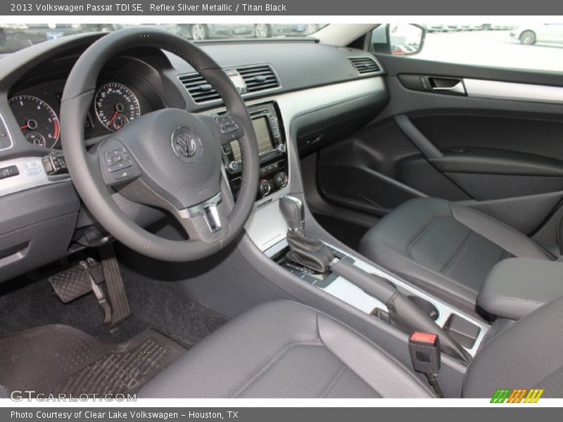  2013 Passat TDI SE Titan Black Interior