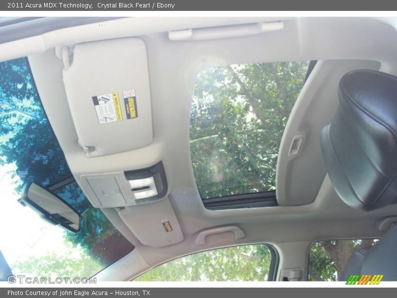 Crystal Black Pearl / Ebony 2011 Acura MDX Technology