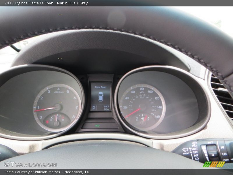 Marlin Blue / Gray 2013 Hyundai Santa Fe Sport
