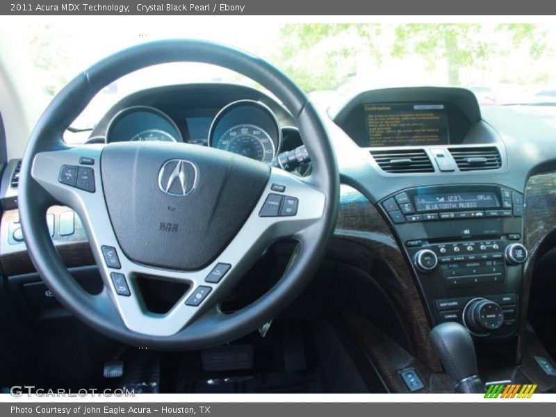 Crystal Black Pearl / Ebony 2011 Acura MDX Technology