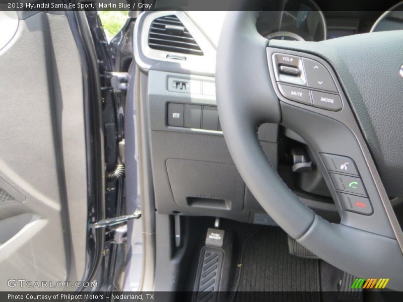 Marlin Blue / Gray 2013 Hyundai Santa Fe Sport