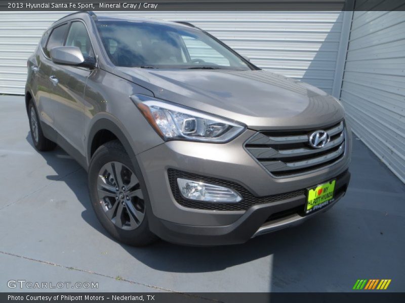 Mineral Gray / Gray 2013 Hyundai Santa Fe Sport