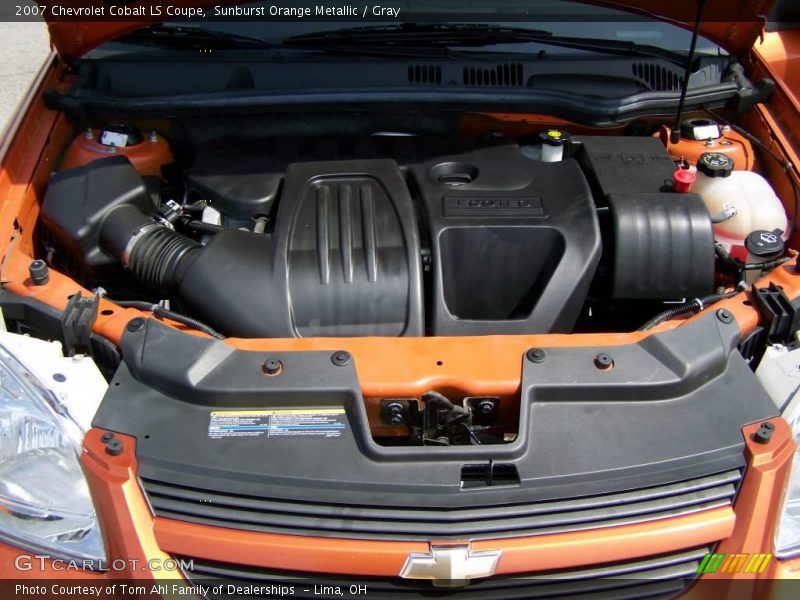 Sunburst Orange Metallic / Gray 2007 Chevrolet Cobalt LS Coupe