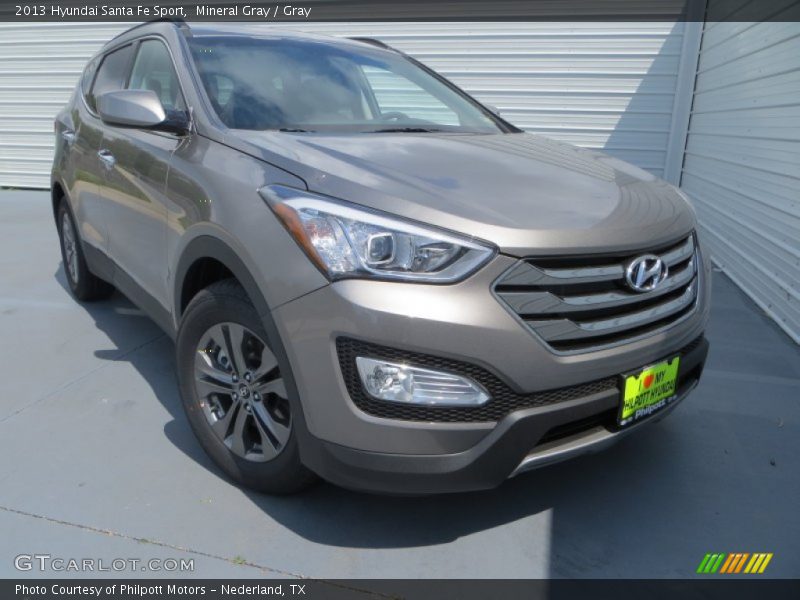 Mineral Gray / Gray 2013 Hyundai Santa Fe Sport