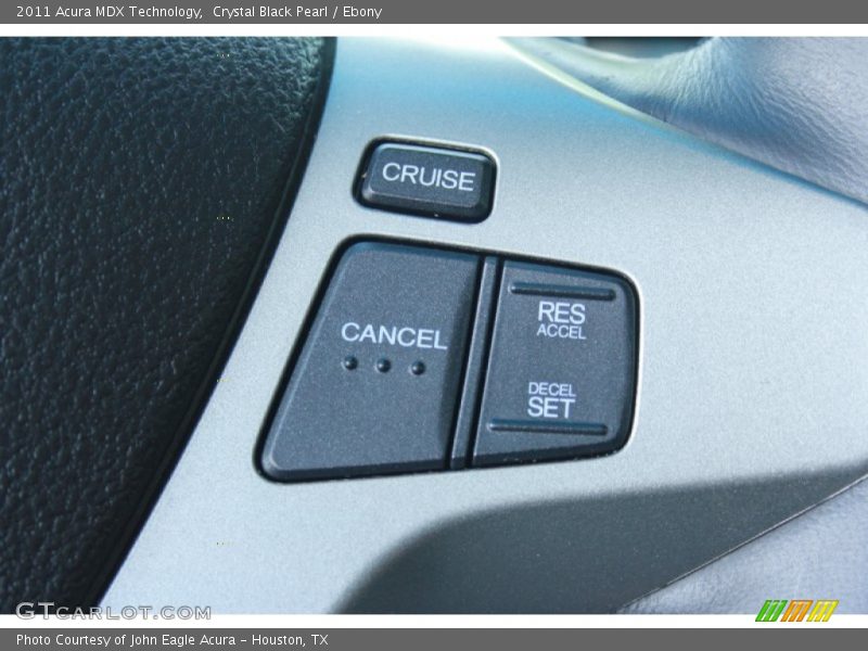 Crystal Black Pearl / Ebony 2011 Acura MDX Technology