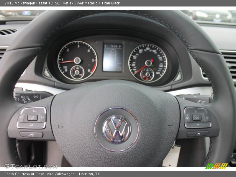  2013 Passat TDI SE Steering Wheel