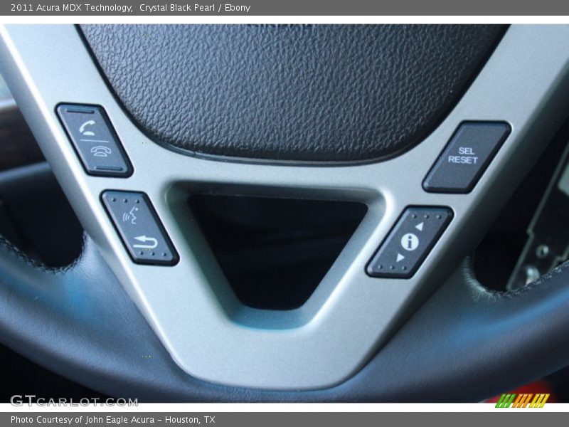 Crystal Black Pearl / Ebony 2011 Acura MDX Technology