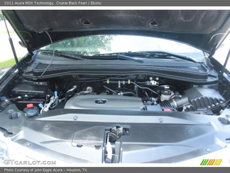 Crystal Black Pearl / Ebony 2011 Acura MDX Technology