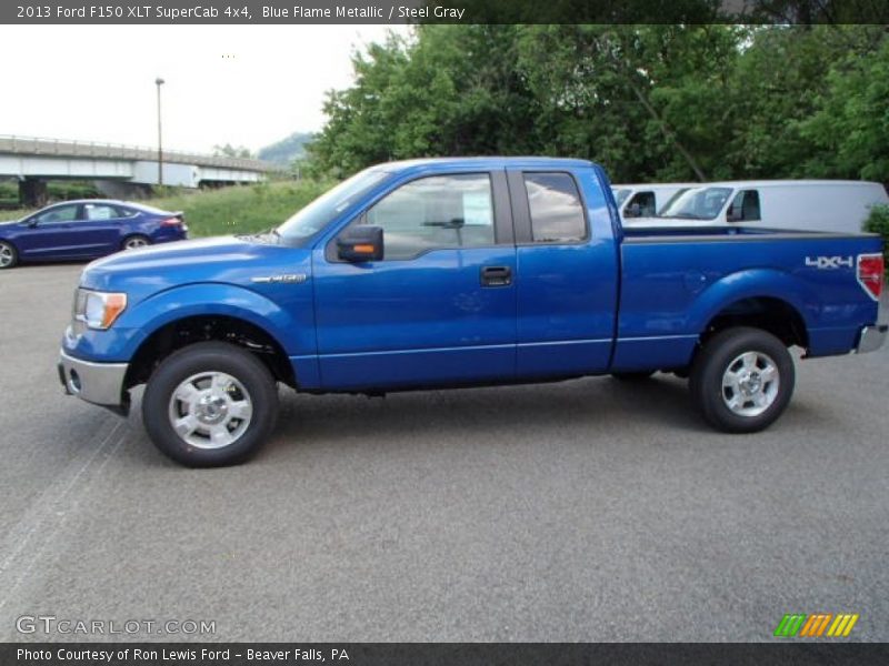  2013 F150 XLT SuperCab 4x4 Blue Flame Metallic