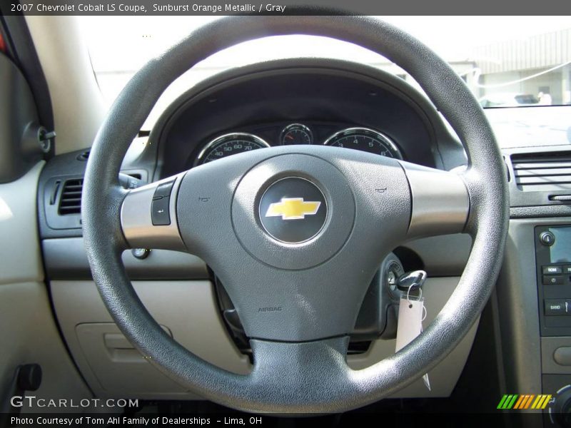 Sunburst Orange Metallic / Gray 2007 Chevrolet Cobalt LS Coupe
