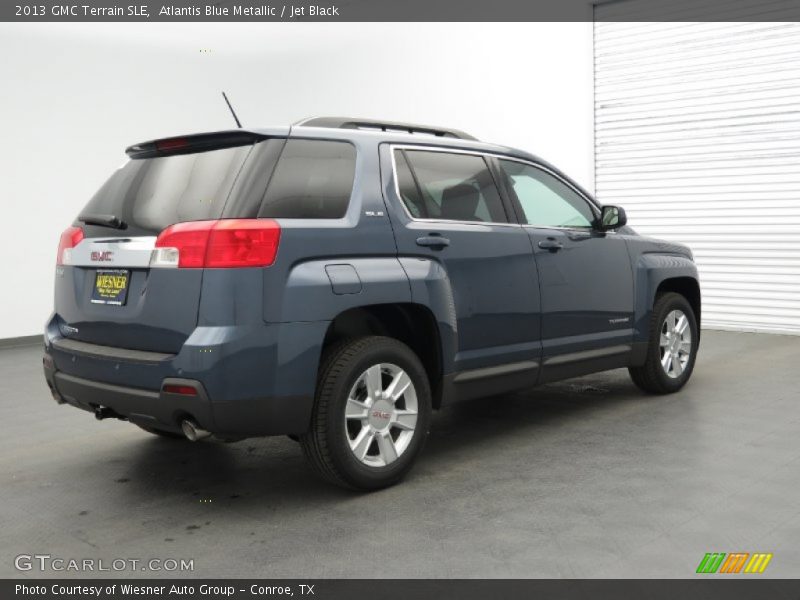 Atlantis Blue Metallic / Jet Black 2013 GMC Terrain SLE