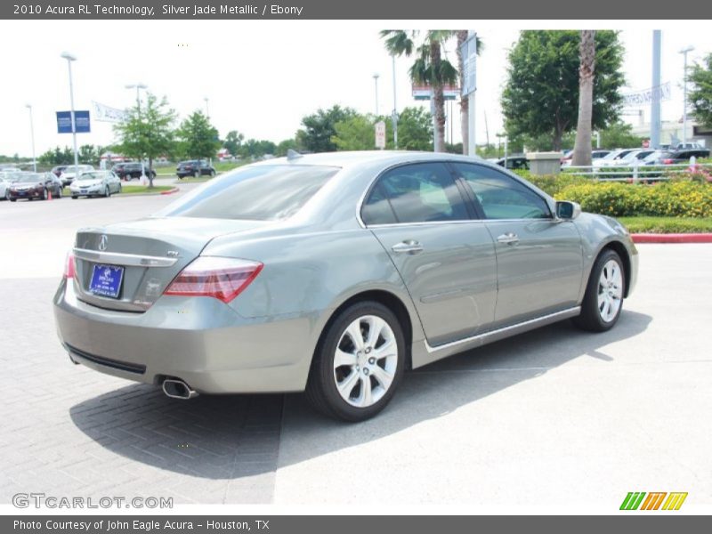 Silver Jade Metallic / Ebony 2010 Acura RL Technology