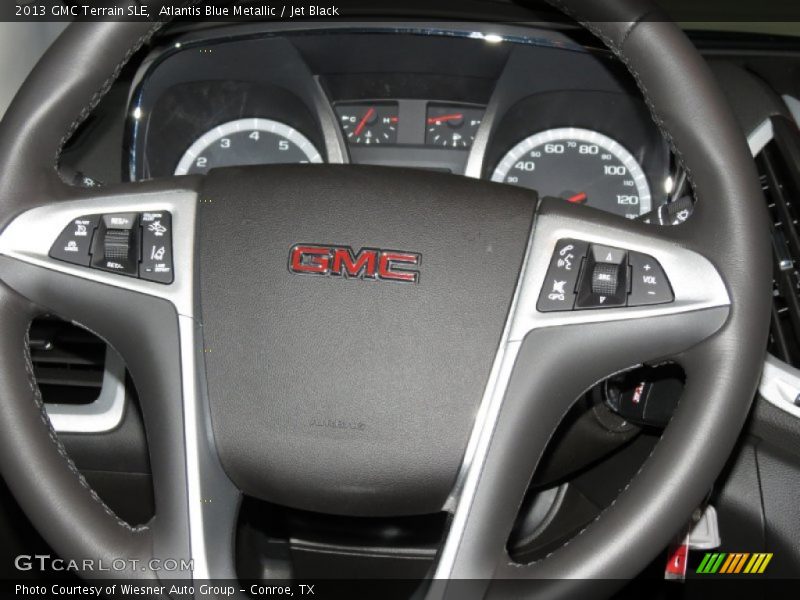 Atlantis Blue Metallic / Jet Black 2013 GMC Terrain SLE