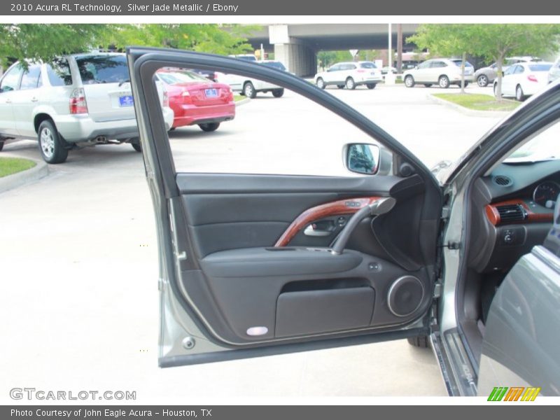 Silver Jade Metallic / Ebony 2010 Acura RL Technology