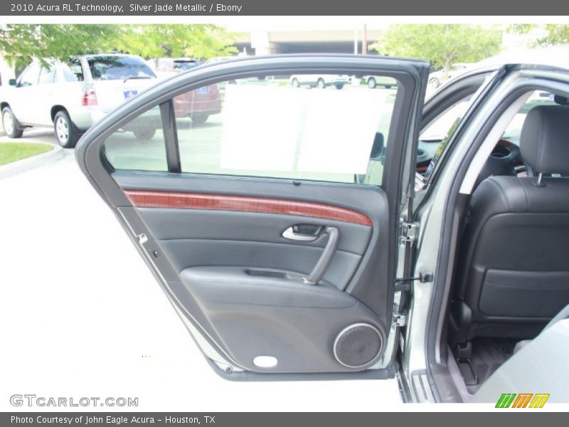 Silver Jade Metallic / Ebony 2010 Acura RL Technology