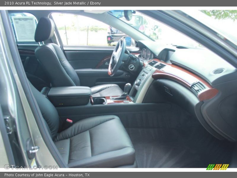 Silver Jade Metallic / Ebony 2010 Acura RL Technology