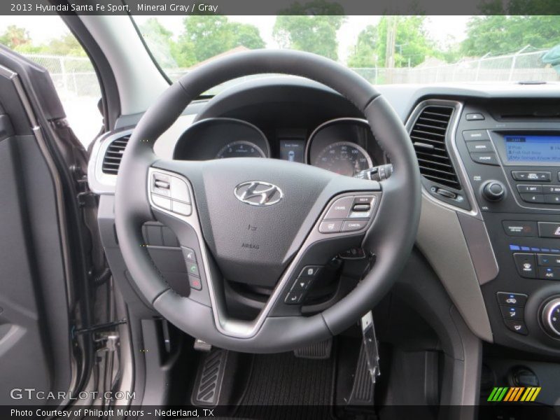 Mineral Gray / Gray 2013 Hyundai Santa Fe Sport