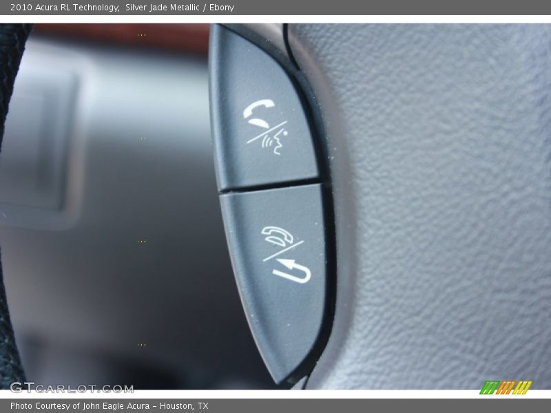 Silver Jade Metallic / Ebony 2010 Acura RL Technology