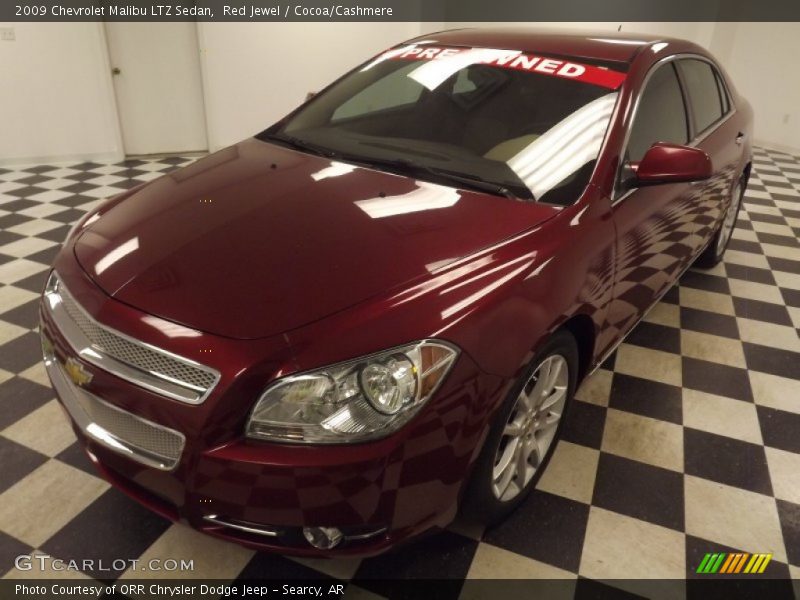 Red Jewel / Cocoa/Cashmere 2009 Chevrolet Malibu LTZ Sedan